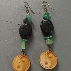 Yin Yang Dangle Earrings